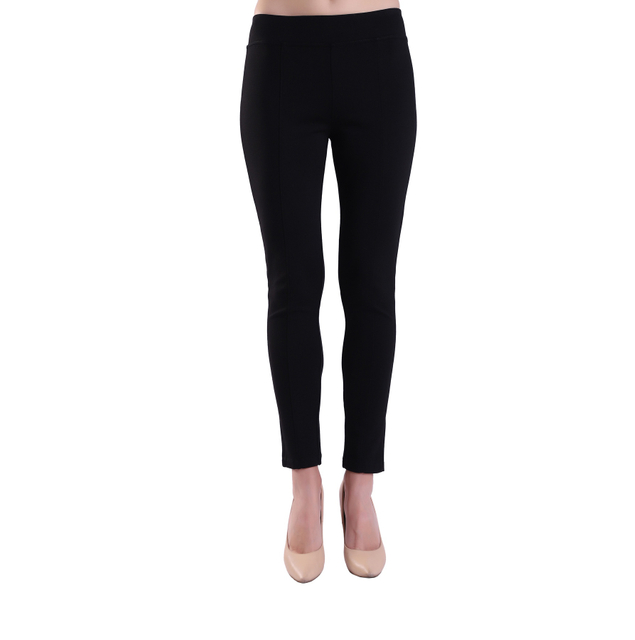 Frauen strecken Pull-on Casual Ponte Bleistift Hose Legging Slim oder Bootcut