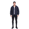Herren warme recycelte Polar -Fleece sportlich stilvoller Reißverschluss Hoodie